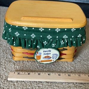 Longaberger 1998 Recipe Basket